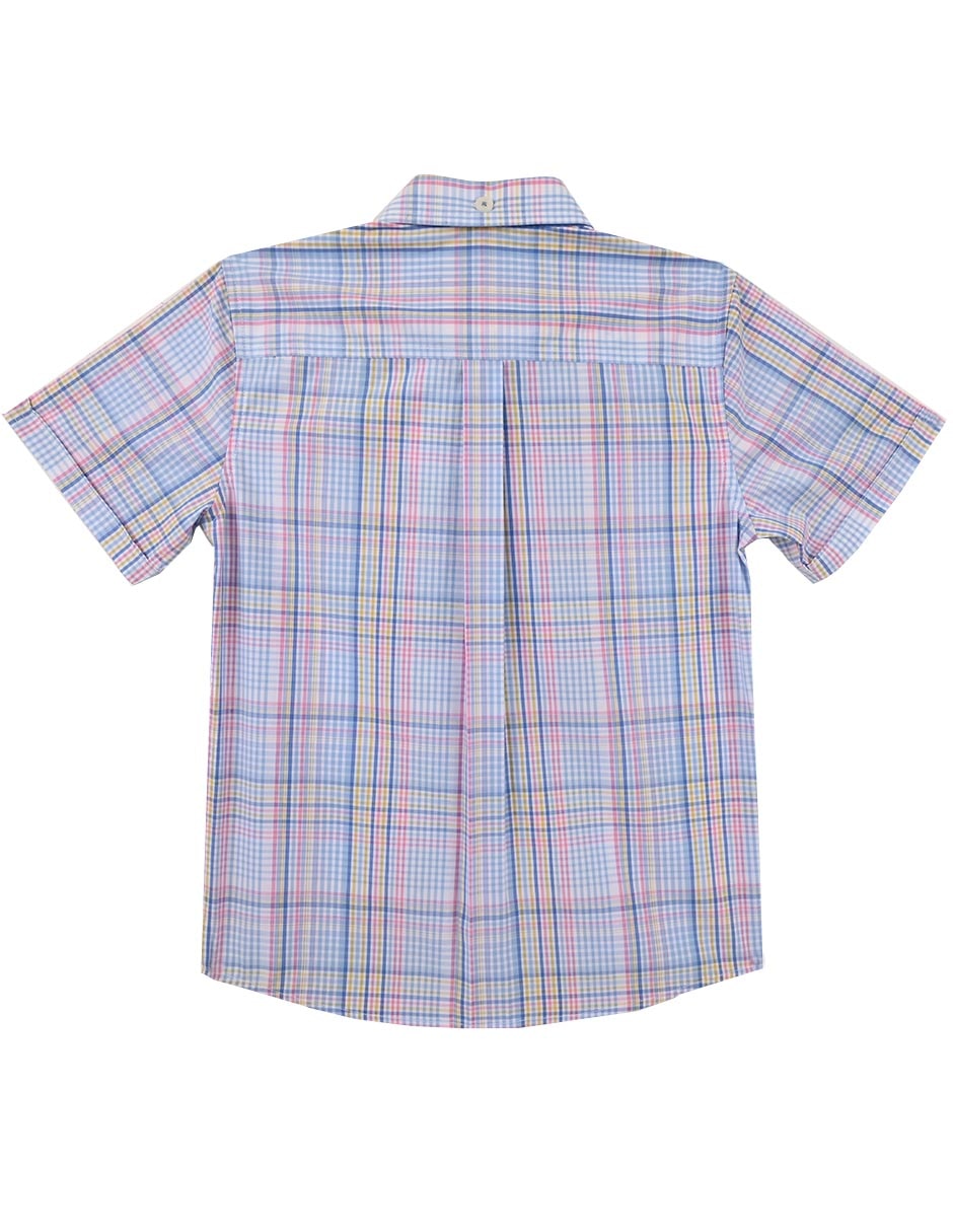 Camisa casual Batil de algodón manga corta para niño 4