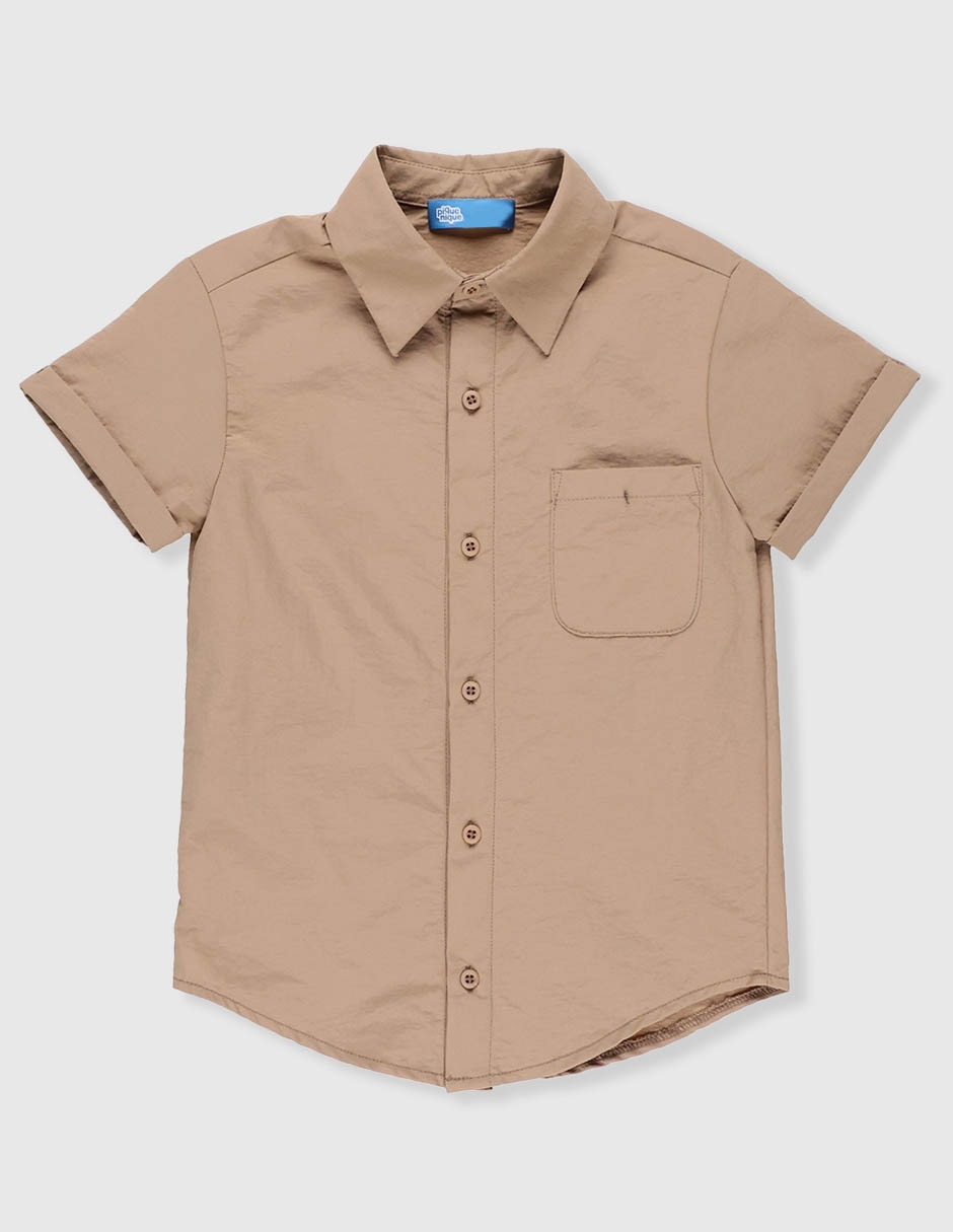 Camisa casual manga corta para niño