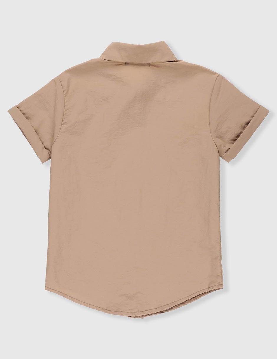 Camisa casual manga corta para niño 5
