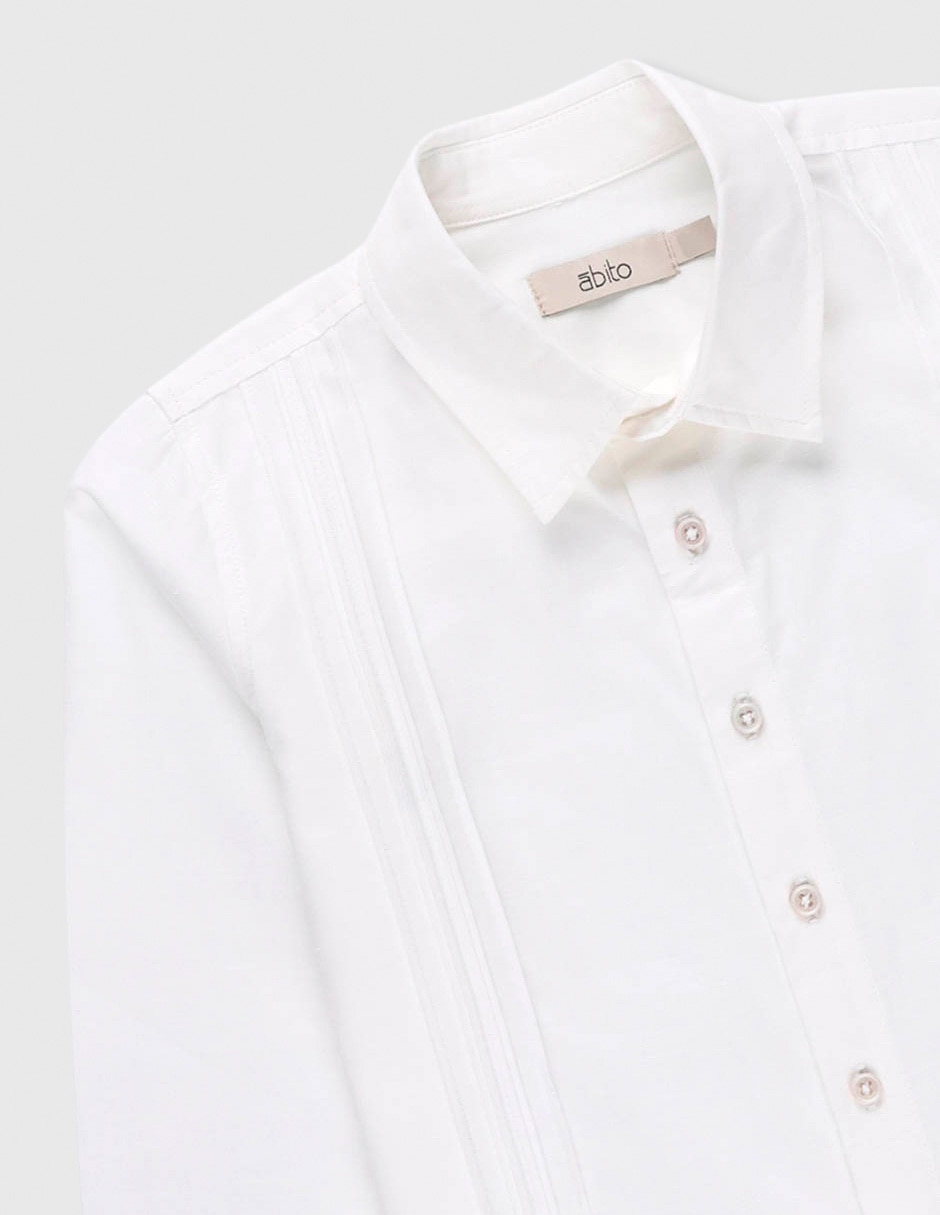 Camisa de vestir de algodón manga larga para niño 3