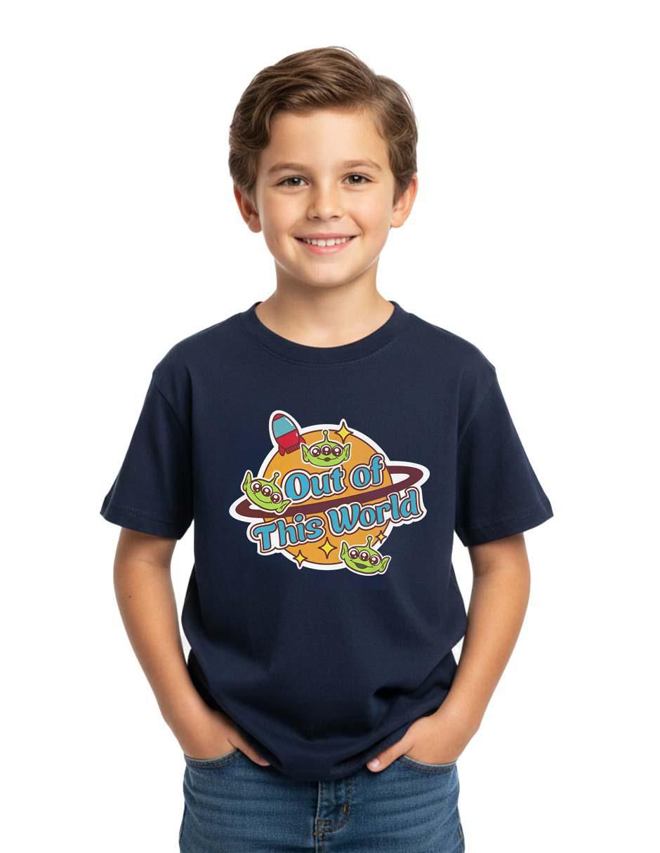 Playera manga corta para niño