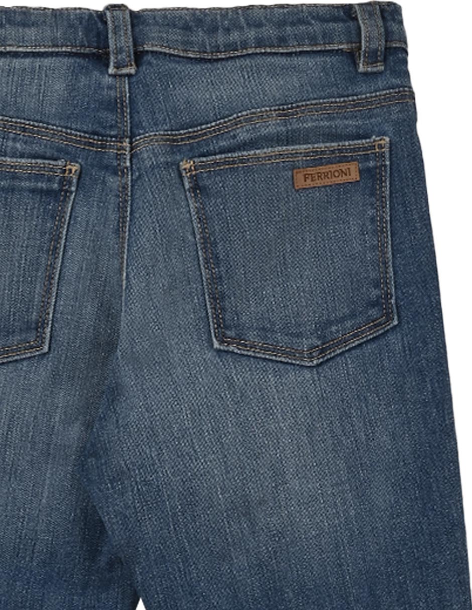 Jeans straight Donato deslavado para niño 3