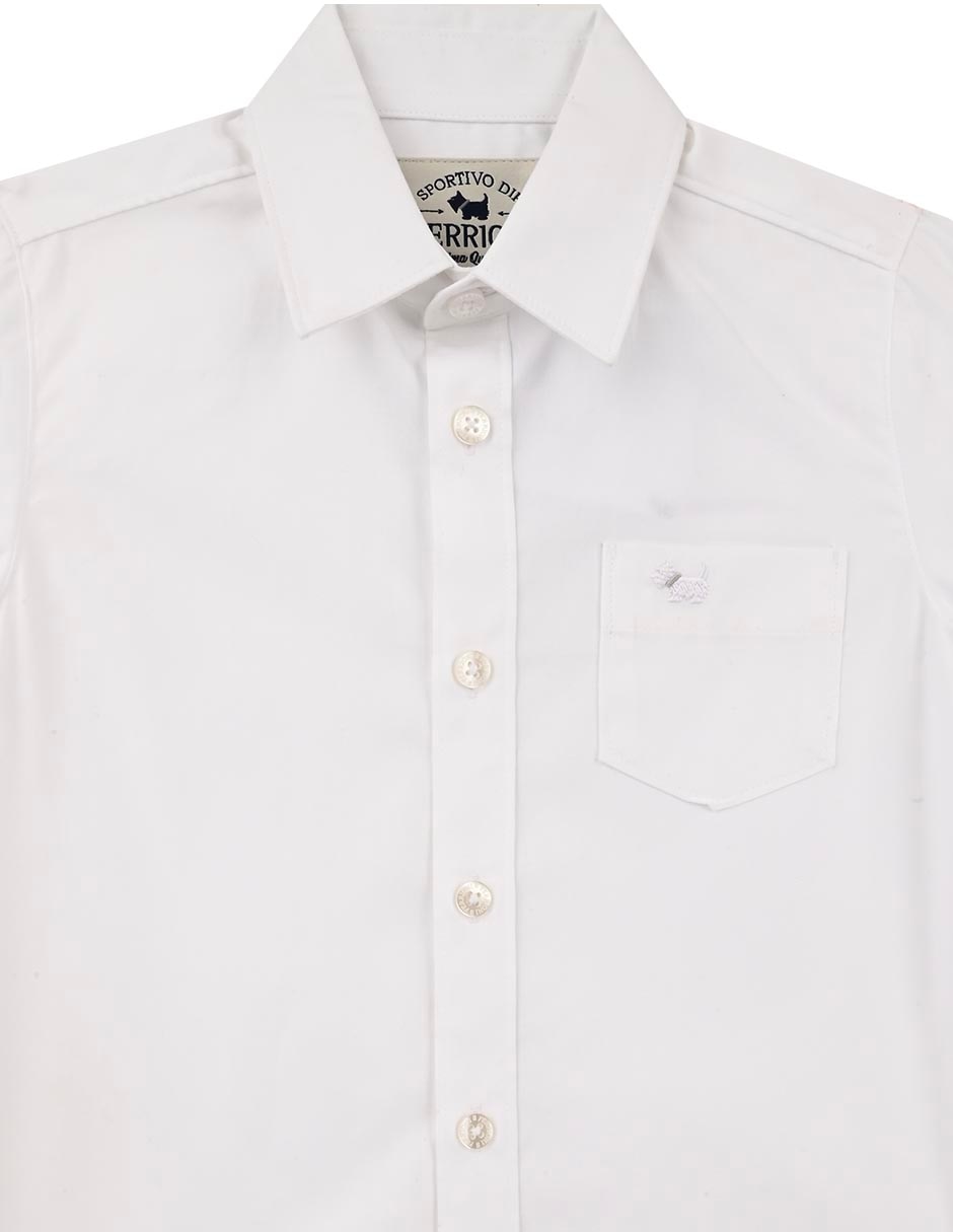 Camisa casual Bruno de algodón manga larga para niño 2