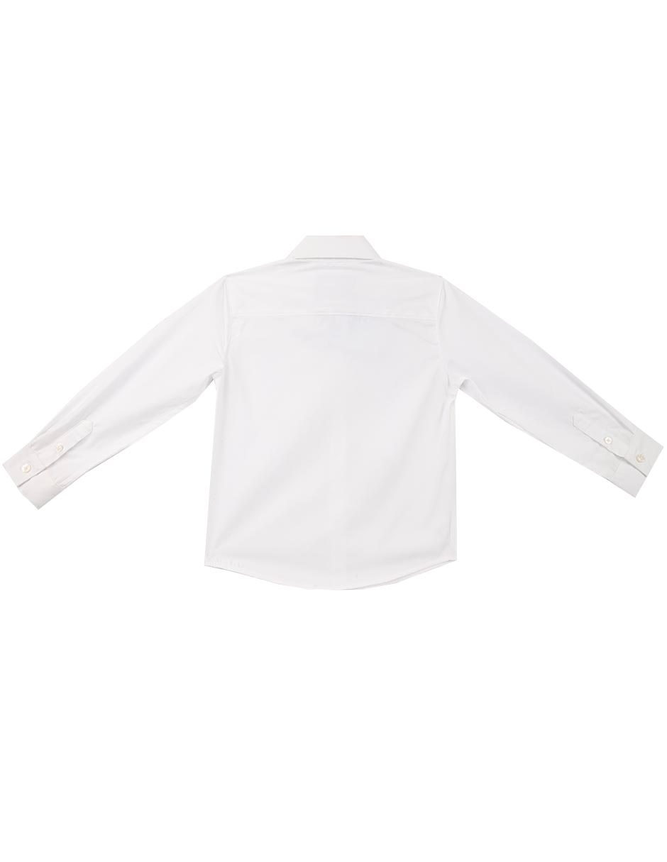 Camisa casual Bruno de algodón manga larga para niño 4