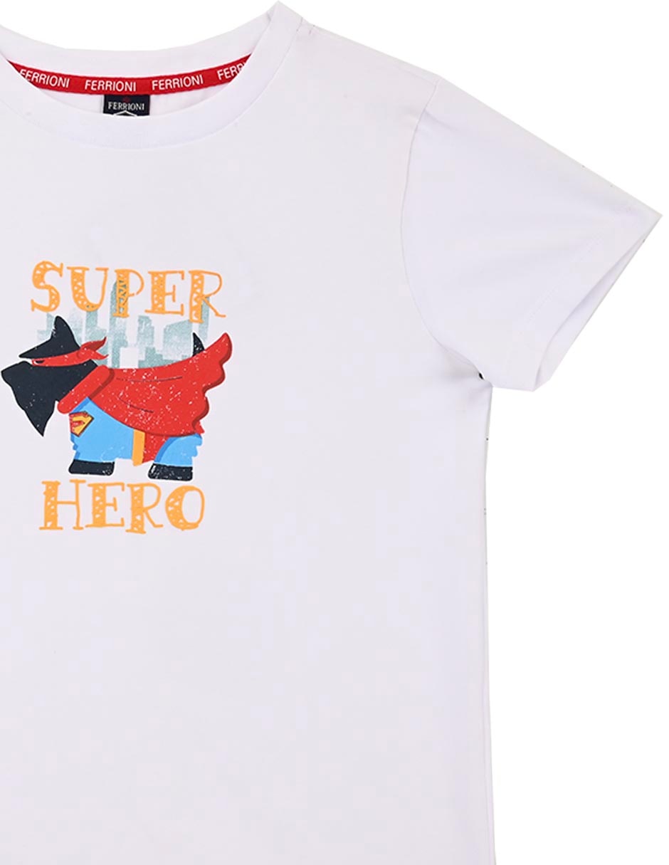 Playera Corbe manga corta para niño 3
