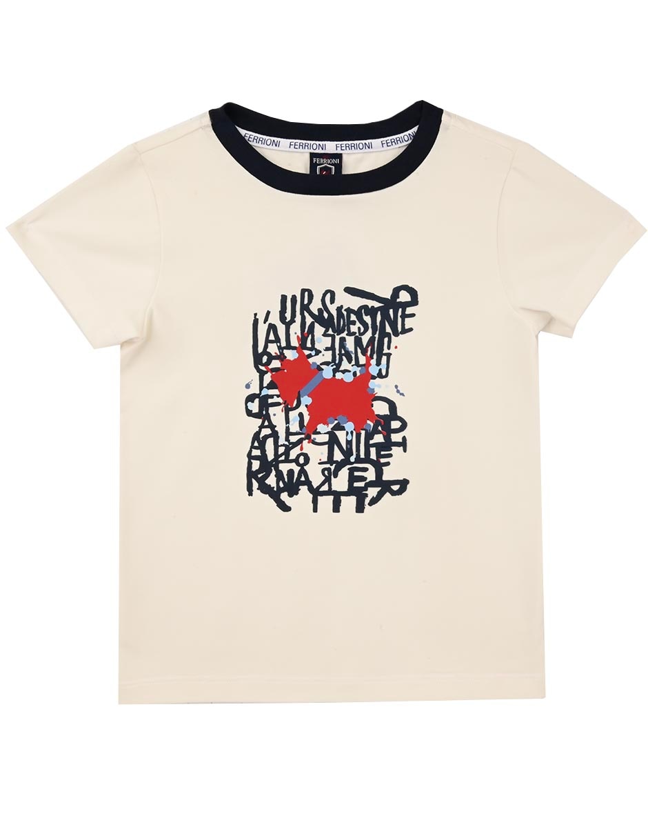 Playera Racing manga corta para niño