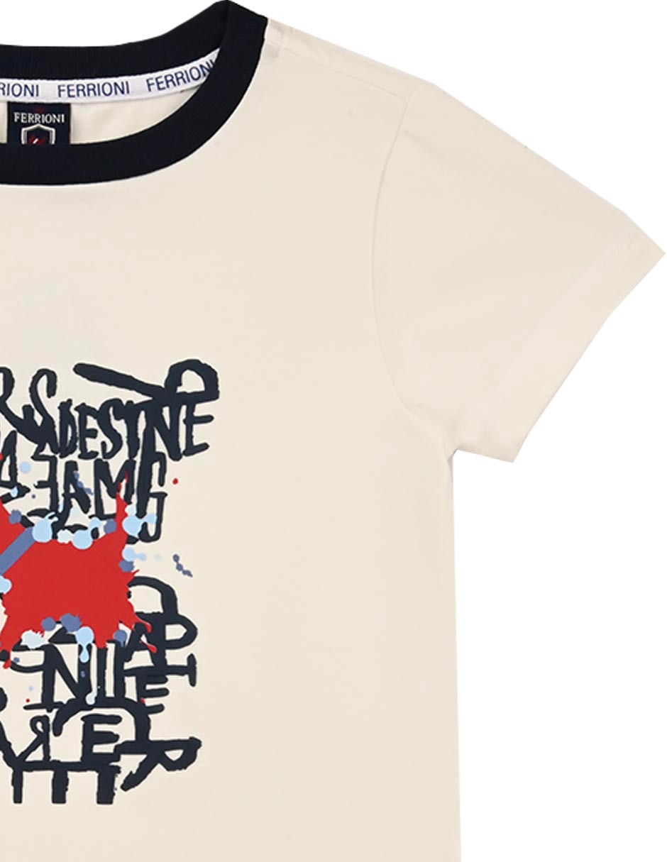 Playera Racing manga corta para niño 3