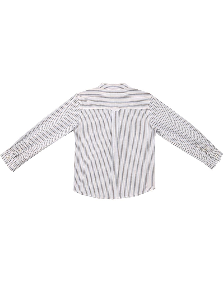 Camisa casual Javert de algodón manga larga para niño 4