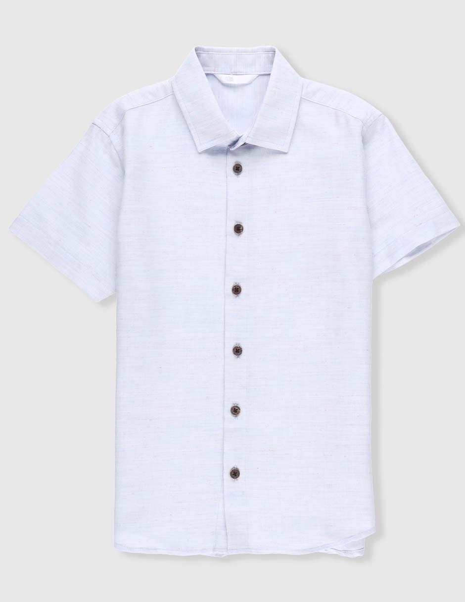 Camisa casual manga corta para niño