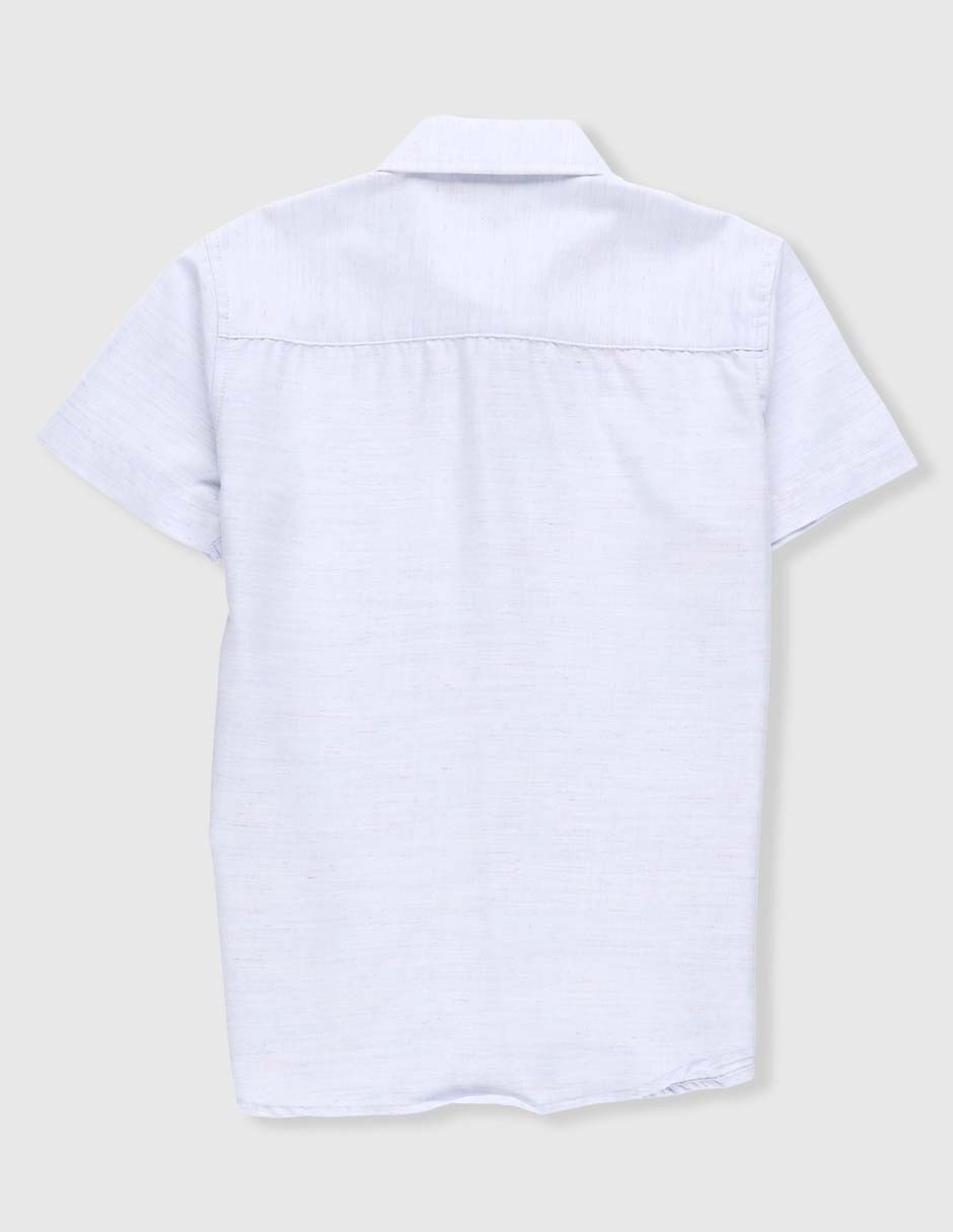 Camisa casual manga corta para niño 8