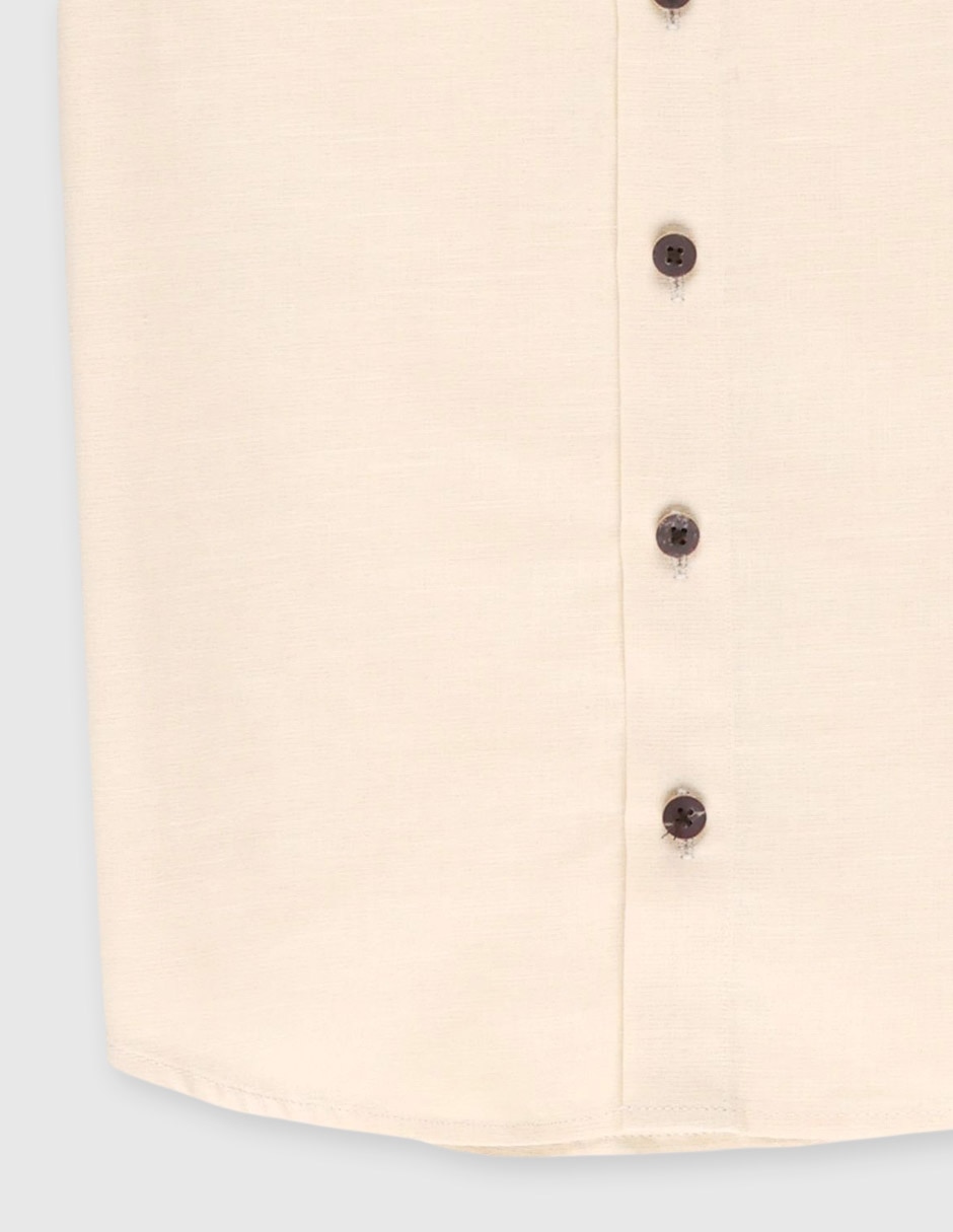 Camisa casual de algodón manga corta para niño 7