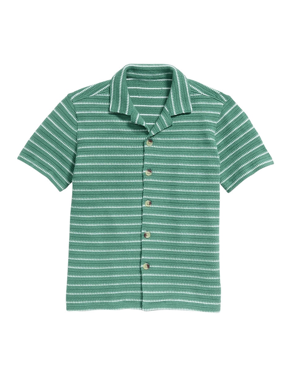 Camisa casual manga corta para niño 2
