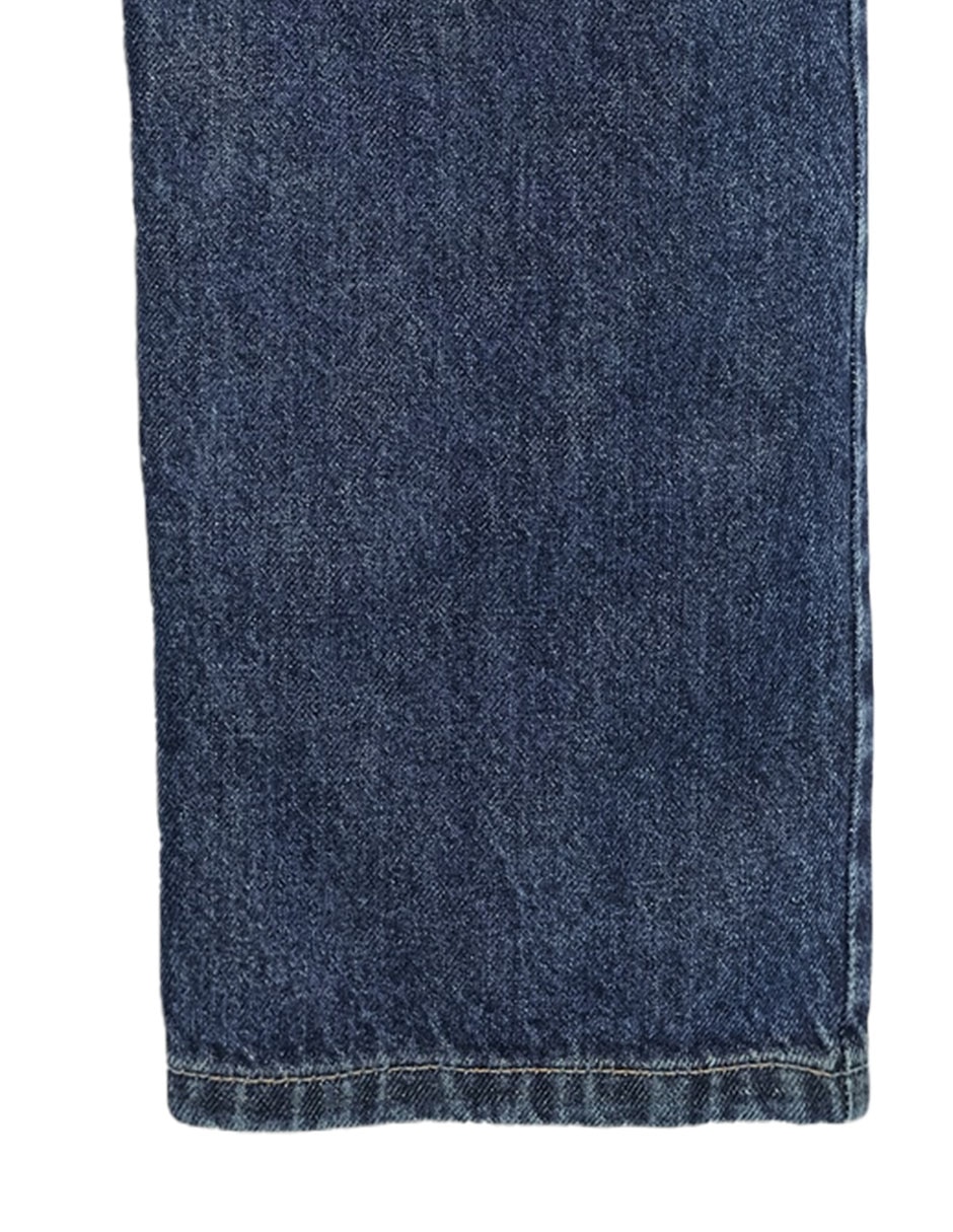 Jeans carpenter baggy lavado obscuro para niño 3
