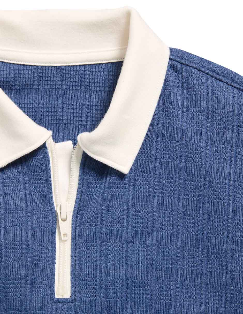 Playera tipo polo de algodón para niño 2