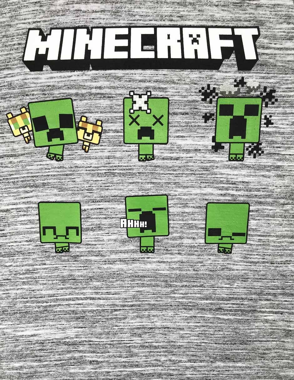 Playera Minecraft manga corta para niño 2